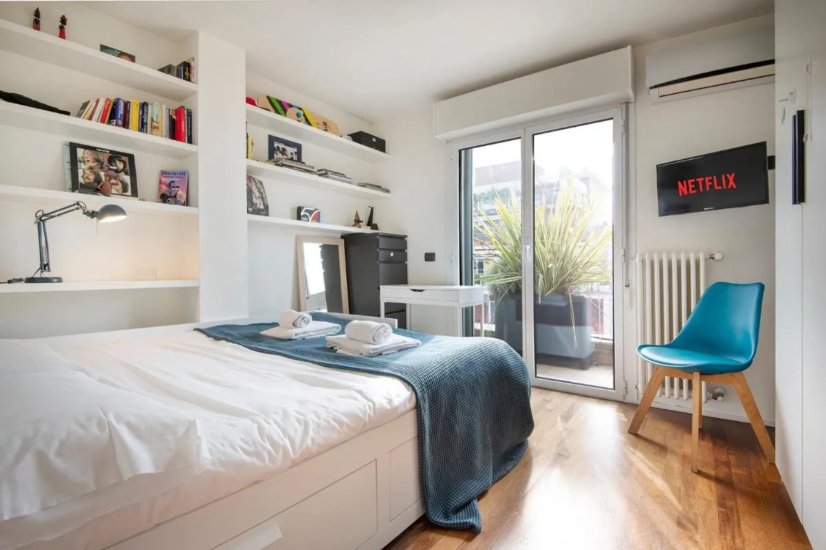 Image 6 of Giresio 41 – Your Penthouse with Rooftop Garden in Milano Navigli – WIFI