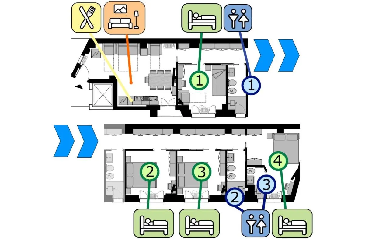 Image 4 of StayEasy Petrella21 – 4 Bedrooms, 3 baths – Central Station